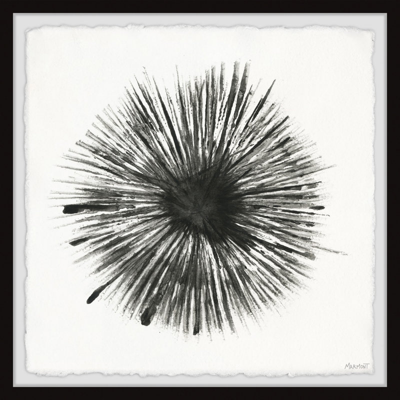 «Black Fireworks» par Marmont Hill - peinture encadrée, H 32 po x l 32 po x P 1,5 po