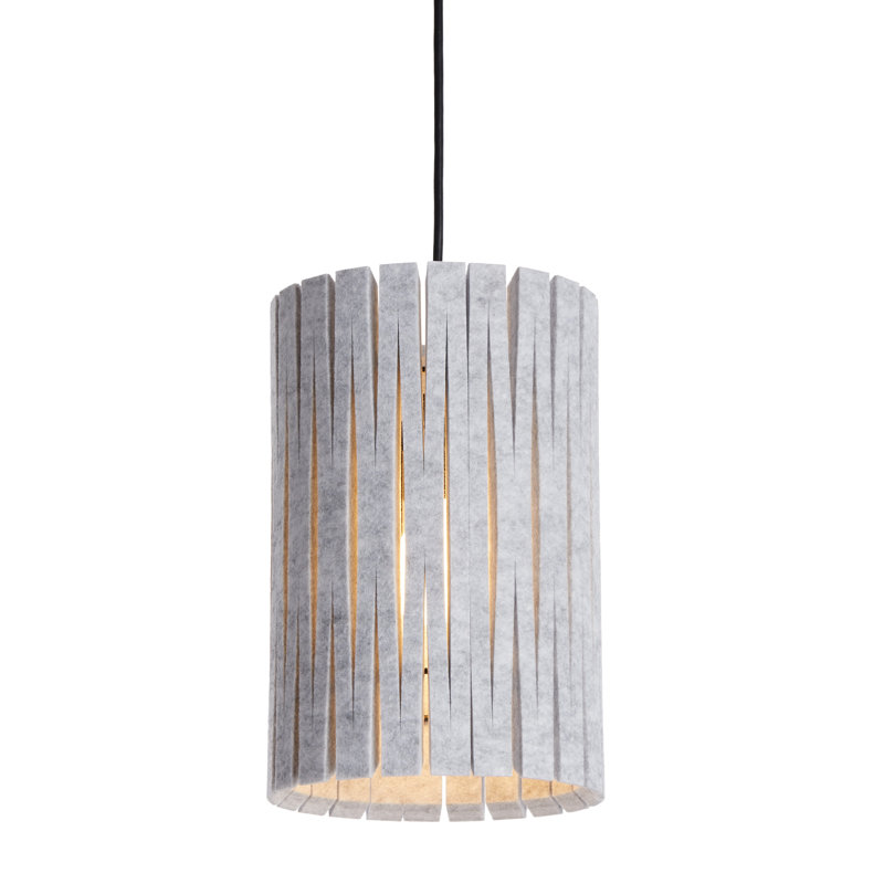 Luminaire suspendu feutre Kerflights P2 gris clair , Gris clair