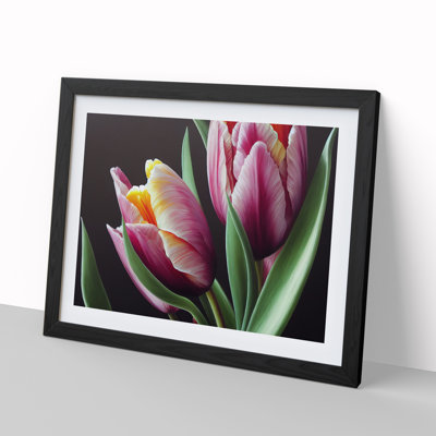Awe Inspiring Tulip Flowers - Single Picture Frame Print