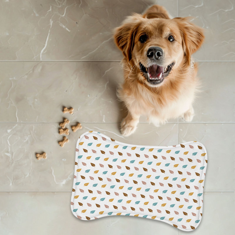 Old-School Charm - 1 Piece Bone Shape Feeding Mat