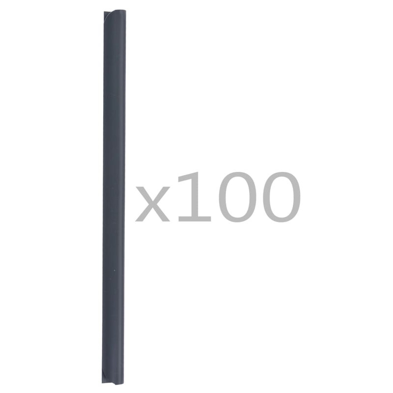 Symple Stuff Plastic Line Post for Posts, Anthracite, 430cm H x 370cm W x 19cm D