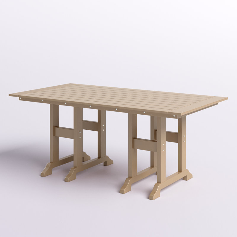 Table de salle à manger Laguna, Bois patiné