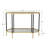 41.5'' Glass Top Console Table