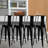 Alixe Counter Stool with Metal Frame