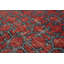 Distressed Homage Hand Knotted Wool Geometric Area Rug in Blue, Orange, Red, Beige, Brown-483904595