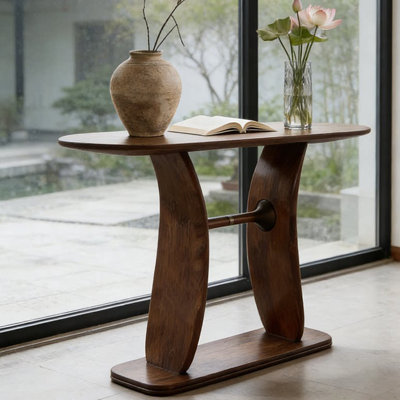 Console élégante de style traditionnel chinois