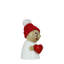 Steinbach Clumsy Mini Collection, Valentine With Fabric Beanie/big Bobble, 4.7"
