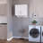 2-Door 2-Shelf Wall Storage Cabinet With Hangers