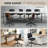 Modern Armless Home Office Chair, PU Leather Small Mid-Back Desk Chair with 4-Level Adjustable Backrest-1546993364
