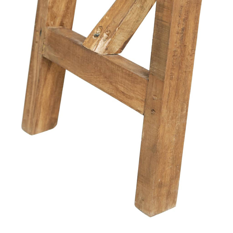 Console Table 130x40x80 cm Mixed Recycled Wood