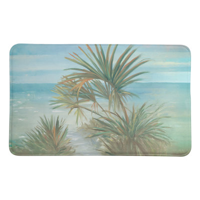  Palmetto Path Memory Foam Rug