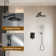 Ancoats 12" Wall Mounted Pressure-Balanced Complete Shower System with 3-Function Handheld Spray