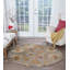 Tapis gris à motif floral Chichaoua-793666471