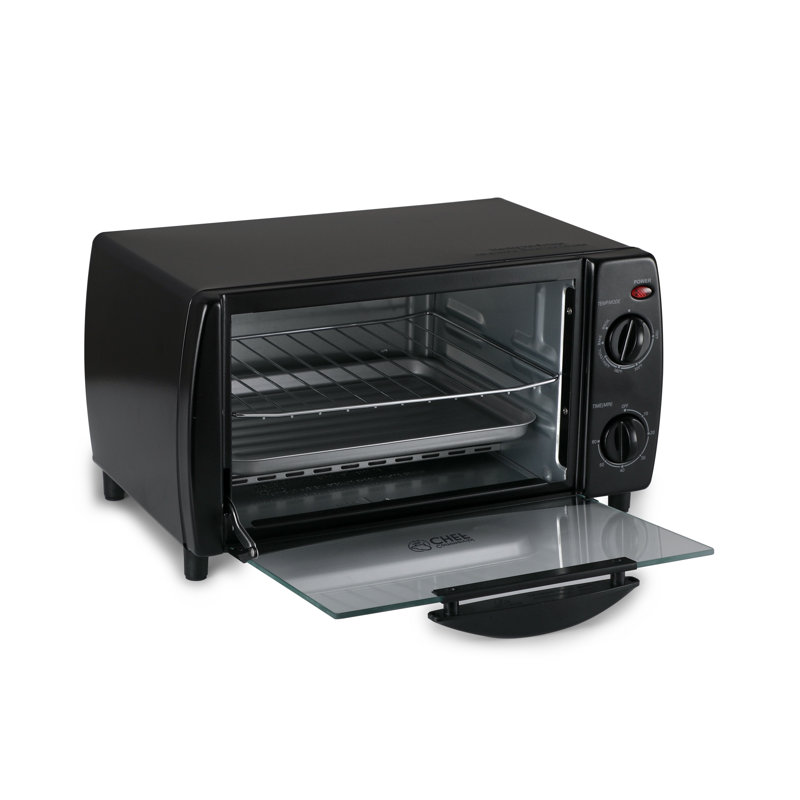 Commercial Chef 10l 4 Slice Mechanical Toaster Oven