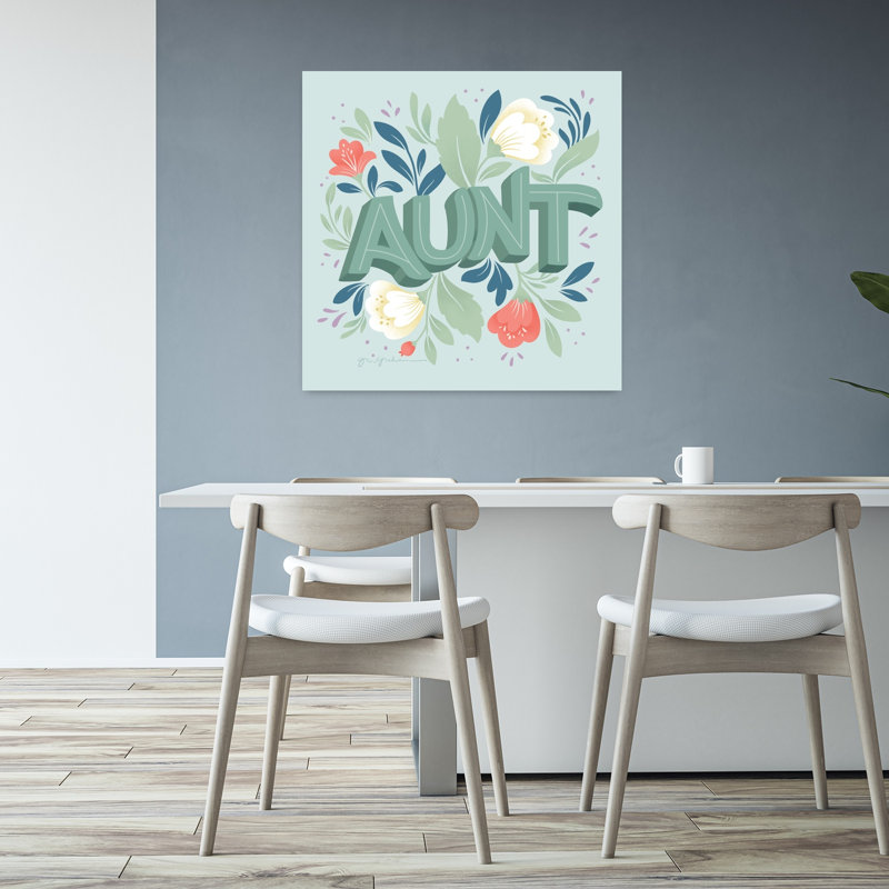 Tante, art floral contemporain, H 32 po x l 32 po