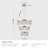 23.6 Inch 3-Light Integrated LED Crystal Chrome Chandelier - Modern Luxury