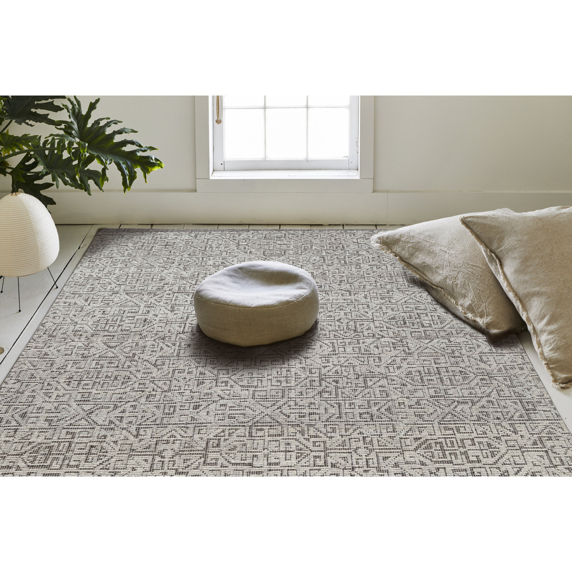 Savelle Handmade Natural Rug, Rectangle 7'6" x 9'6"