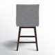 Zahara Swivel Upholstered 26'' Counter Stool