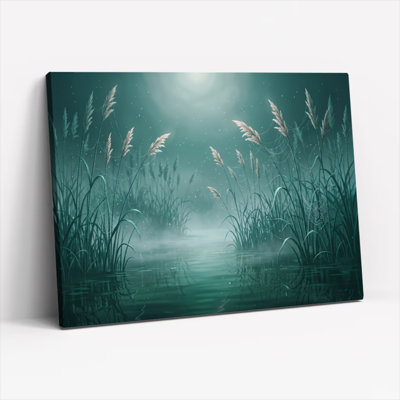Ensemble de 1 tableau sur toile Misty Reeds