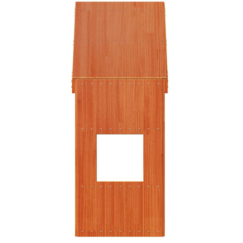 Arely Bunk Bed Accessories, Wax Brown, 132cm H x 55cm L x 84cm W