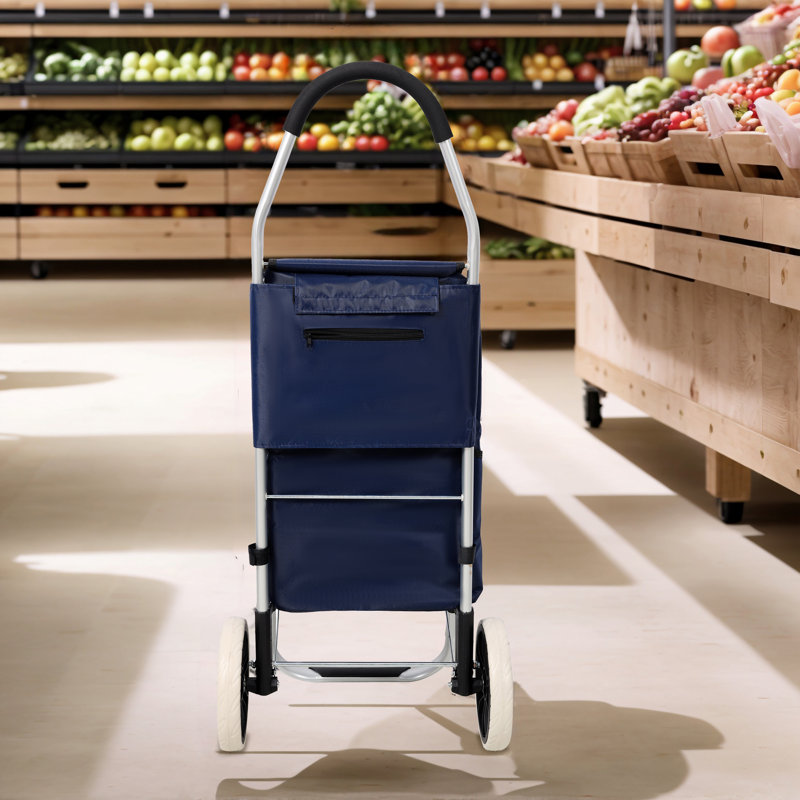 Utility Cart With Wheels, Blue