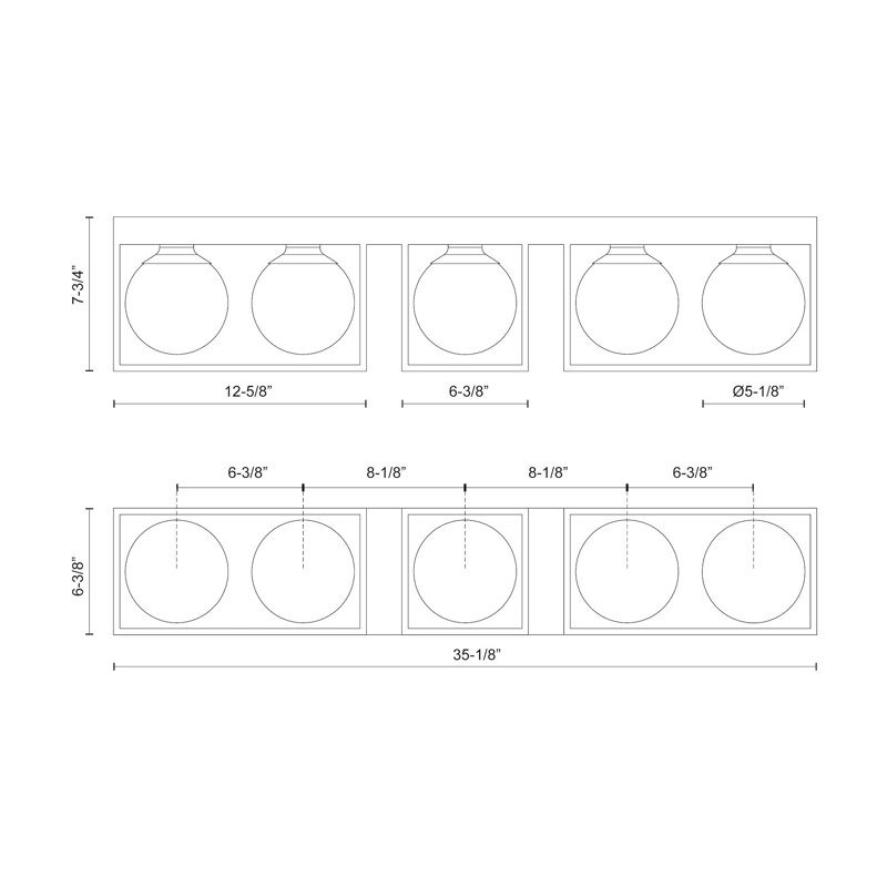 Barre de salle de bain Davida, Noir mat, 5