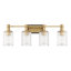  Concord 3-Light Bathroom Vanity Light in Matte Black with Warm Brass-1474098289-1428353472-1428353470