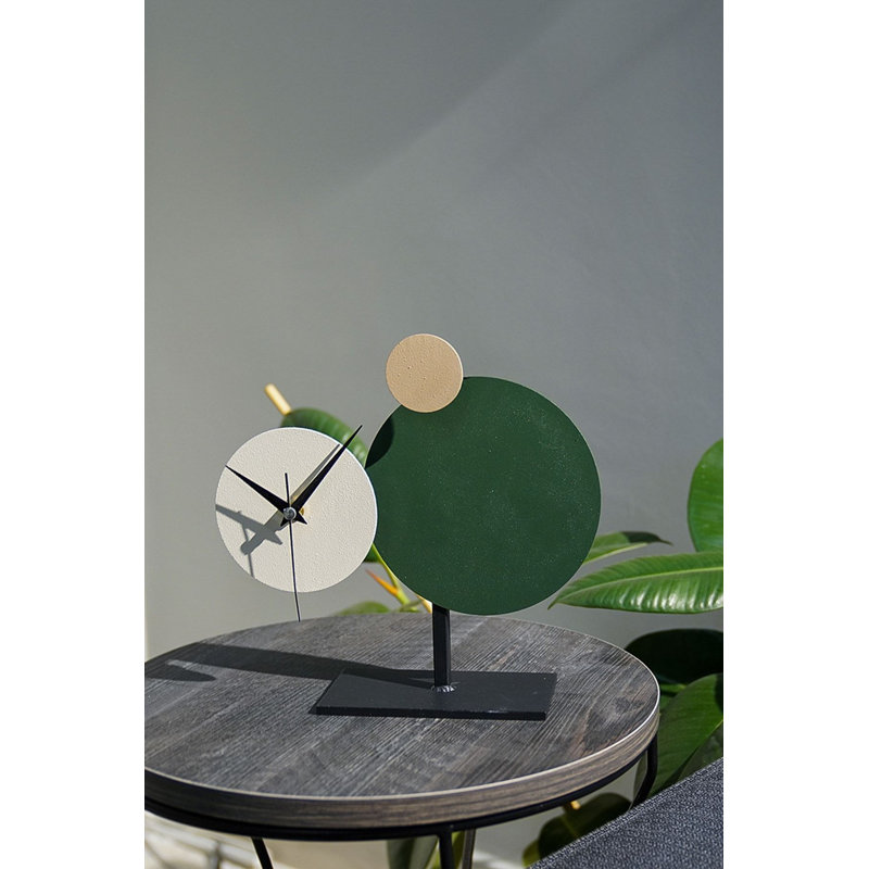 Horloge décorative, Vert