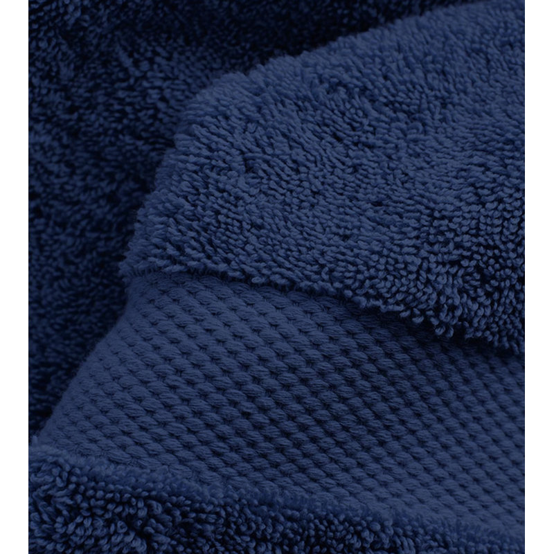 Drap 100% coton biologique Delara, Bleu foncé, 12
