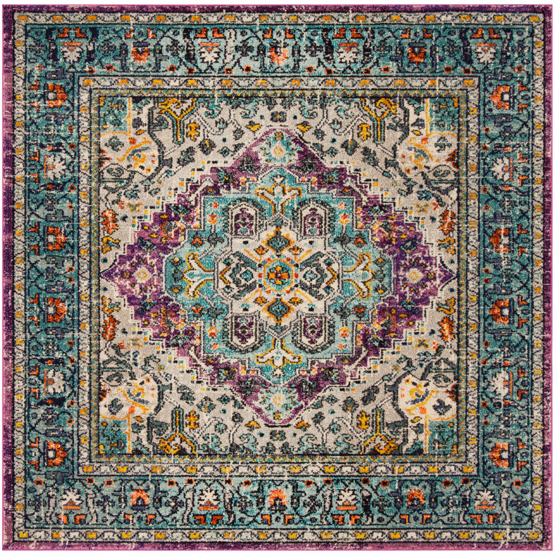 Tapis oriental performance Donnalee, Carré 6 pi 7 po