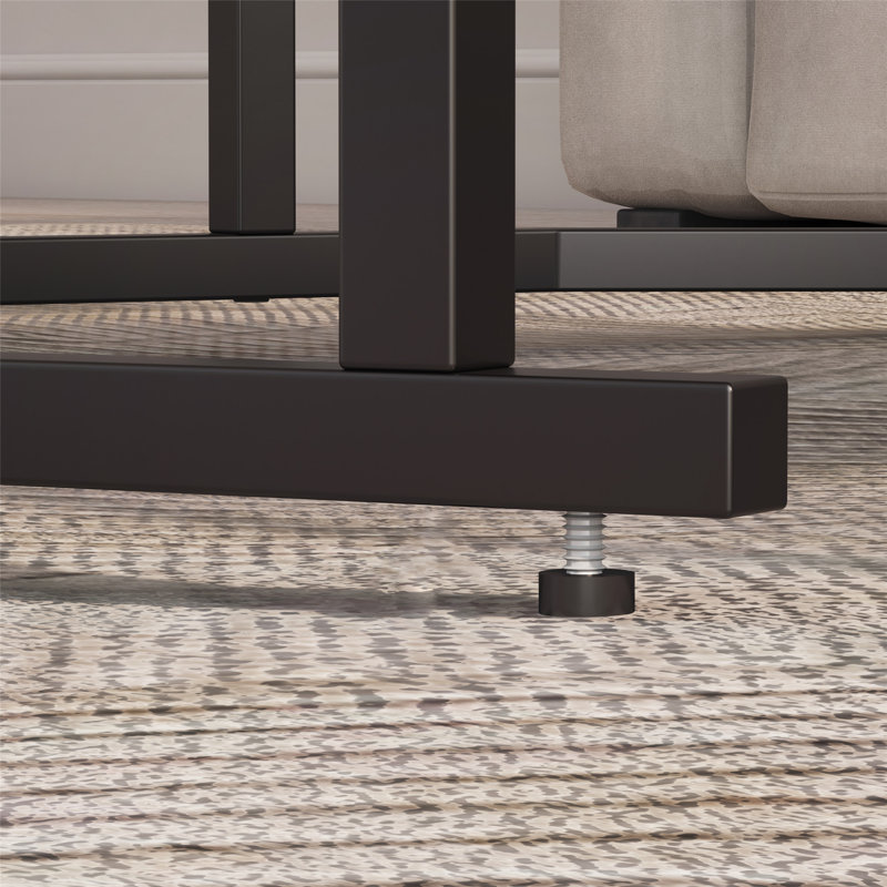 Table basse, table basse, table centrale Clairese, Noir