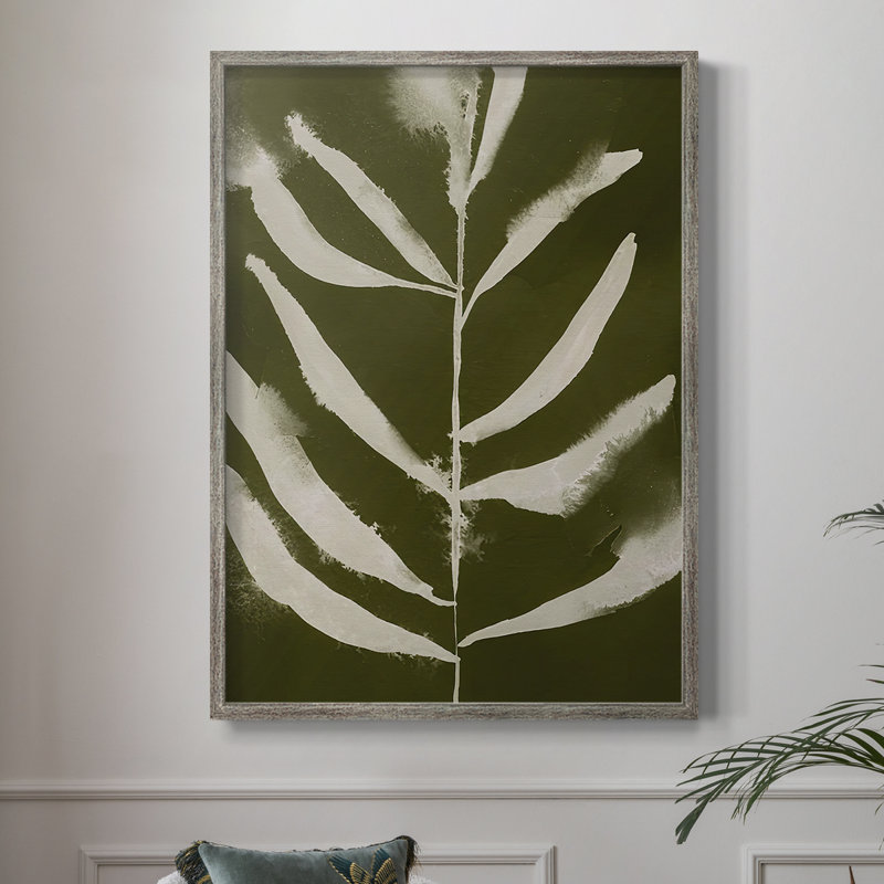 «Organic Bloom II», reproduction encadrée - bois massif, H 11 po x l 9 po