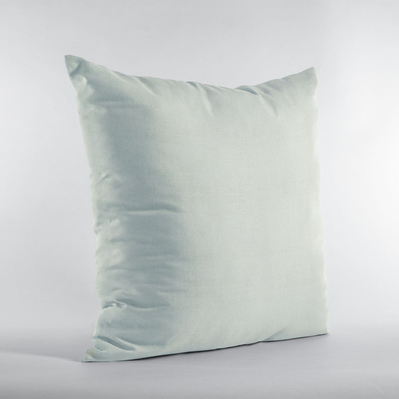 Coussin Plutus, 20 po x 20 po, Bleu pastel