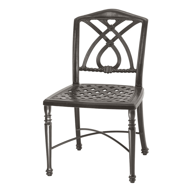 Terrace Café Chair w/o Arms Frame - Knock Down (KD), Midnight Gold