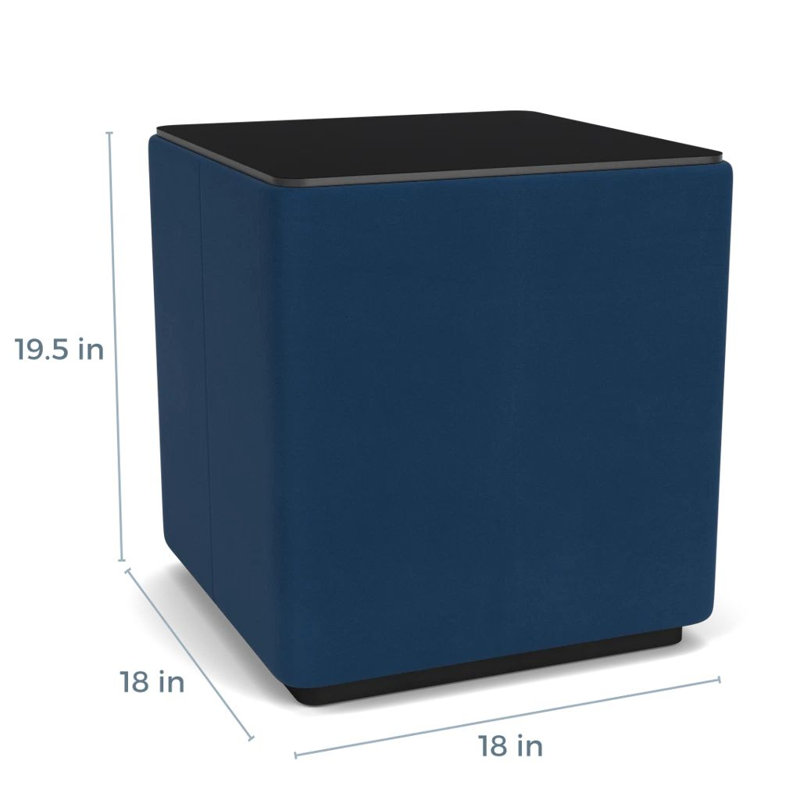 Table de bout avec plateau en stratifié Darsey, Noir; Patriot Plus Blue Ridge, 20", Nuit noire