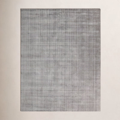 Elroy Taupe Hand-Woven Striped Rug