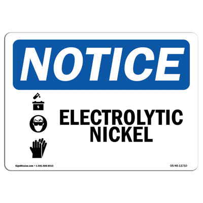 Electrolytic Nickel Sign