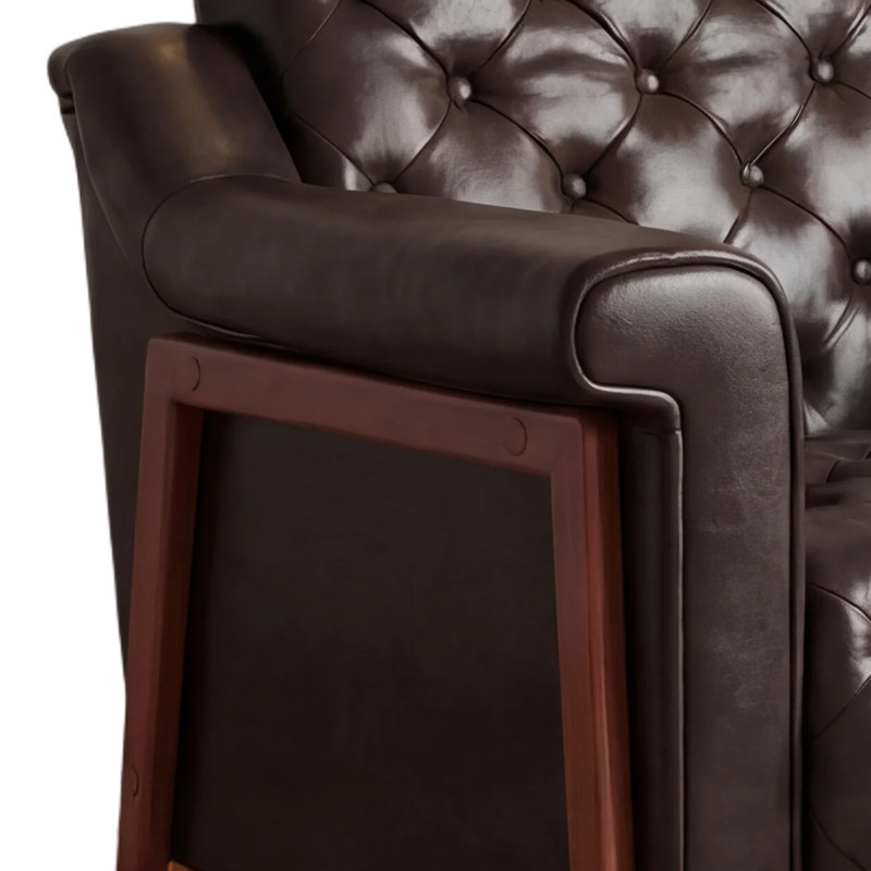 Pu Leather Modern Accent Chair,Armchair For Reading, Living Room, Bedroom, Office, Waiting Room, Brown