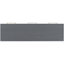 Console de couloir gris antique avec tiroirs - Lines lignes de conception 3 longs meubles de vestibule pour un look et une construction moderne et minimaliste