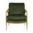 Moss Green Walnut Velvet