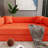Sofa Bed, Upholstered Boneless Sofa For Indoor