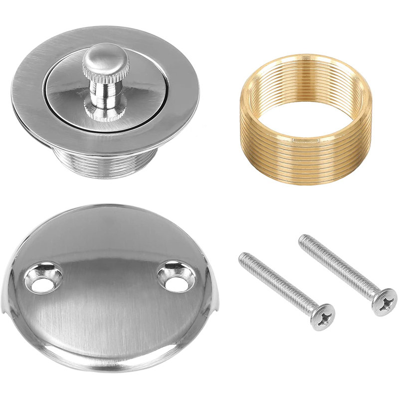 Ensemble de drain de baignoire Maui - Lift & Turn, Chrome