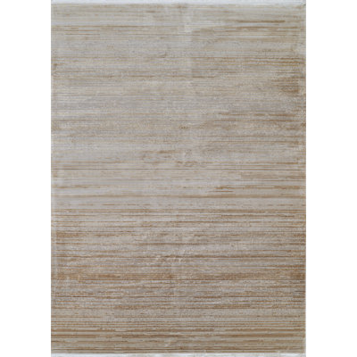 Tapis abstrait en or