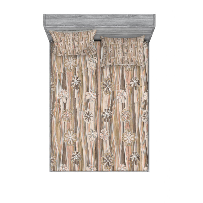 Ensemble de draps floraux, Double