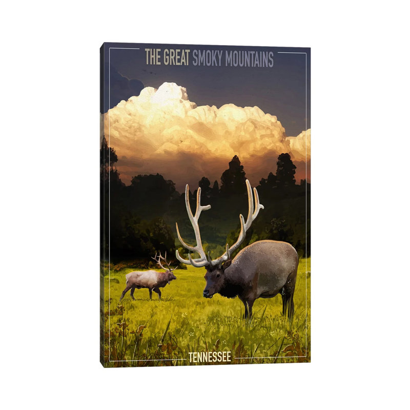 Smokey Mountains I - Wrapped Canvas Print, 66.04 cm H x 45.72 cm W x 3.175 cm D