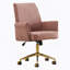 La chaise de bureau à dossier moyen, en tissu rayé et ergonomique, est un excellent choix pour travailler, étudier ou se détendre. La conception à dossier moyen offre une meilleure expérience d'assise.-757750850