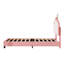 PU Upholstered Bed with Adjustable Headboard-823842103