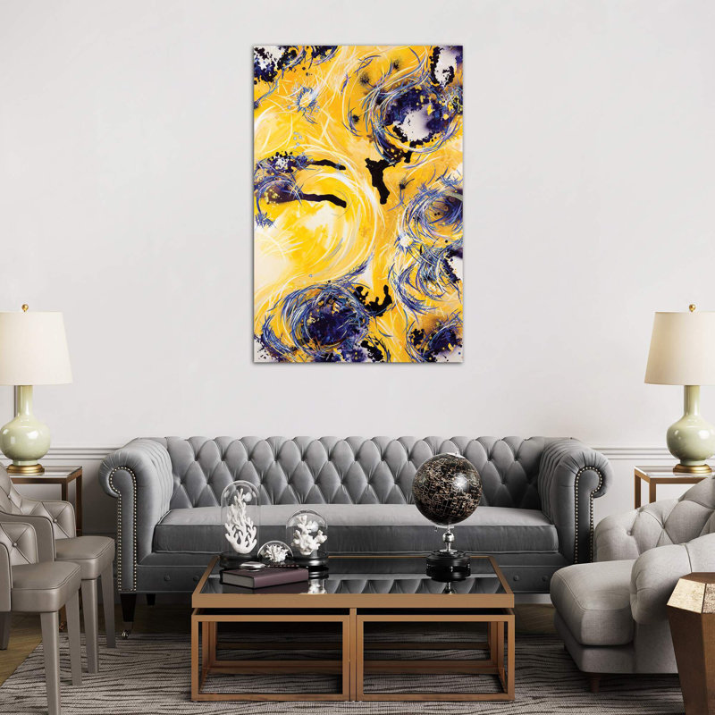 'Light of the Shadow Caster' Painting Print on Wrapped Canvas, 101.6 cm H x 66.04 cm W x 3.175 cm D