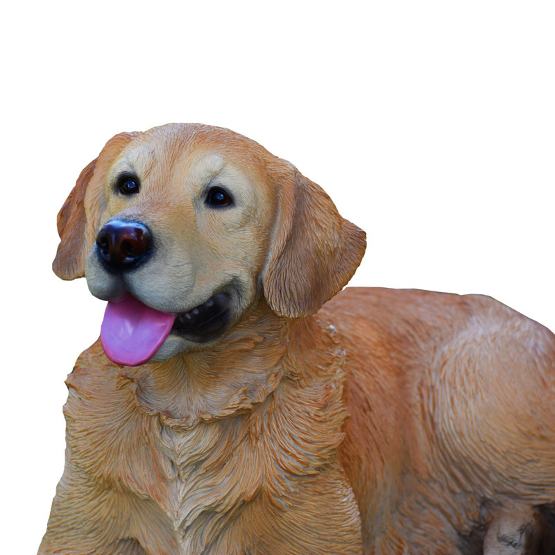 Figurine Golden Retriever couchée