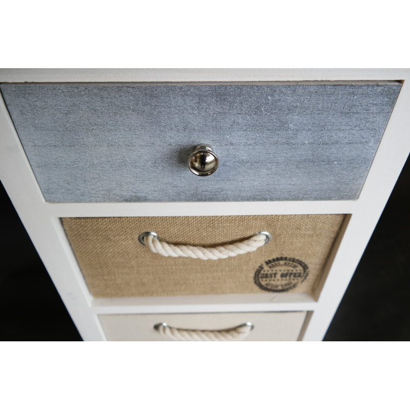 Seabury Solid Wood 38cm W 4 - Drawer Chest of Drawers